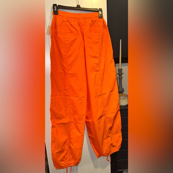 NWT FREE PEOPLE Movement In The Wildflowers Pants In Blood Orange - Picture 13 of 14